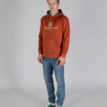 Felpa con cappuccio Aquascutum ACTIVE BIG LOGO HOODIE Ruggine - Foto 2