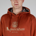 Felpa con cappuccio Aquascutum ACTIVE BIG LOGO HOODIE Ruggine - Foto 4