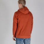 Felpa con cappuccio Aquascutum ACTIVE SMALL LOGO FZ HOODIE Ruggine - Foto 3