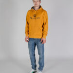 Felpa con cappuccio Aquascutum ACTIVE BIG LOGO HOODIE Senape - Foto 2