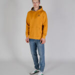 Felpa con cappuccio Aquascutum ACTIVE SMALL LOGO HOODIE Senape - Foto 2