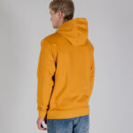 Felpa con cappuccio Aquascutum ACTIVE SMALL LOGO HOODIE Senape - Foto 4