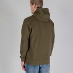 Felpa con cappuccio Aquascutum ACTIVE SMALL LOGO FZ HOODIE Verde Oliva - Foto 3