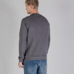 Felpa senza cappuccio Aquascutum ACTIVE PATCH CREWNECK Antracite - Foto 4