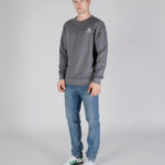 Felpa senza cappuccio Aquascutum ACTIVE SMALL LOGO CREWNECK Antracite - Foto 2