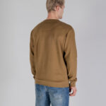 Felpa senza cappuccio Aquascutum ACTIVE BIG LOGO CREWNECK Beige scuro - Foto 3