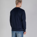 Felpa senza cappuccio Aquascutum ACTIVE BIG LOGO CREWNECK Blu - Foto 3