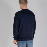 Felpa senza cappuccio Aquascutum ACTIVE SMALL LOGO RAGLAN Blu - Foto 4