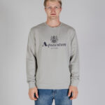 Felpa senza cappuccio Aquascutum ACTIVE BIG LOGO CREWNECK Grigio - Foto 1