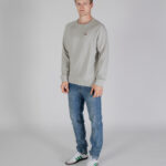 Felpa senza cappuccio Aquascutum ACTIVE PATCH CREWNECK Grigio - Foto 3