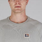 Felpa senza cappuccio Aquascutum ACTIVE PATCH CREWNECK Grigio - Foto 2