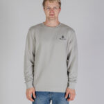 Felpa senza cappuccio Aquascutum ACTIVE SMALL LOGO CREWNECK Grigio - Foto 1