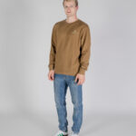 Felpa senza cappuccio Aquascutum ACTIVE SMALL LOGO CREWNECK Marrone - Foto 2