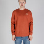 Felpa senza cappuccio Aquascutum ACTIVE SMALL LOGO CREWNECK Ruggine - Foto 1