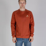 Felpa senza cappuccio Aquascutum ACTIVE SMALL LOGO RAGLAN Ruggine - Foto 1