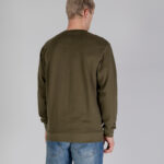 Felpa senza cappuccio Aquascutum ACTIVE BIG LOGO CREWNECK Verde Oliva - Foto 3