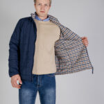 Giacchetto Aquascutum RLG ACTIVE REVERSIBLE JACKET Blu - Foto 2