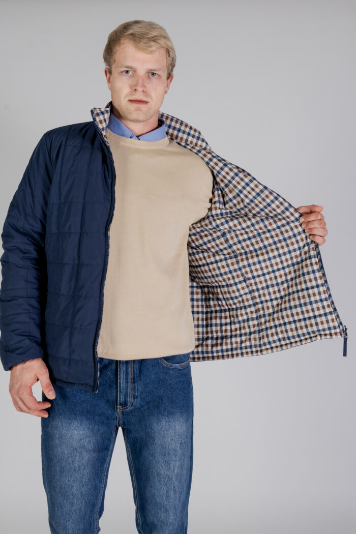 Giacchetto Aquascutum RLG ACTIVE REVERSIBLE JACKET Blu