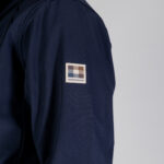 Giacchetto Aquascutum SHELL HYBRID HOODED JACKET Blu - Foto 5