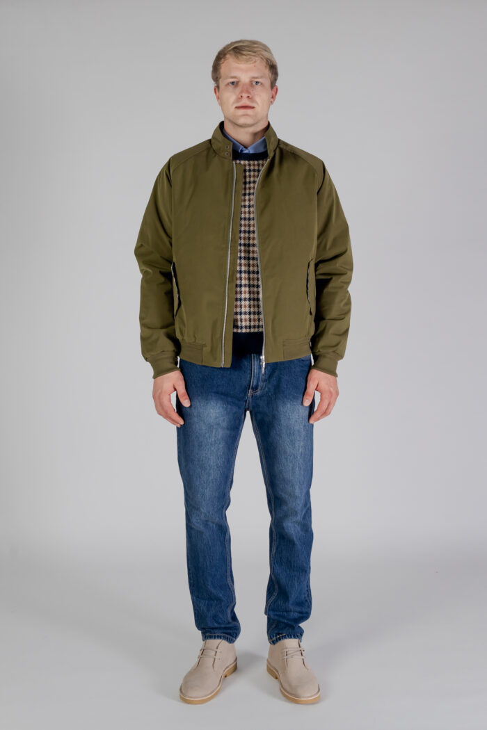 Giacchetto Aquascutum HYDRO ACTIVE SCUTUM JACKET Verde Oliva