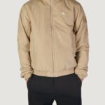 Giacchetto Calvin Klein Jeans PADDED HARRINGTON Beige chiaro - Foto 1