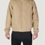 Giacchetto Calvin Klein Jeans PADDED HARRINGTON Beige chiaro - Foto 5