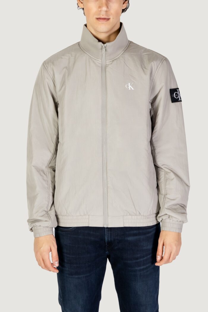 Giacchetto Calvin Klein PADDED HARRINGTON Grigio