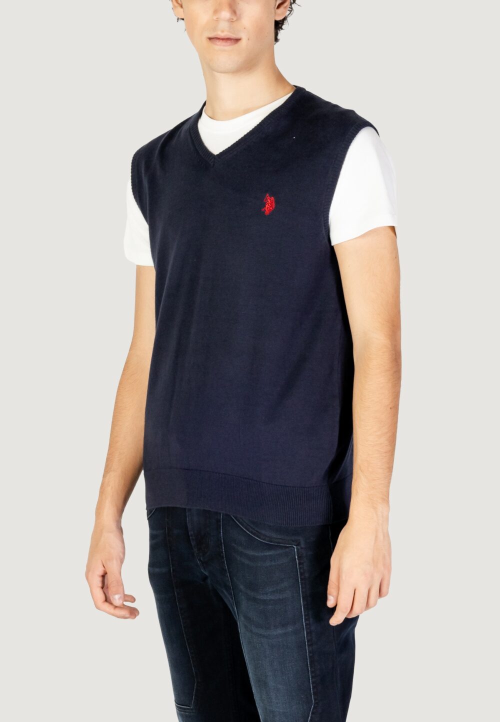 Gilet in maglia U.S. Polo Assn.  Blu - Foto 2