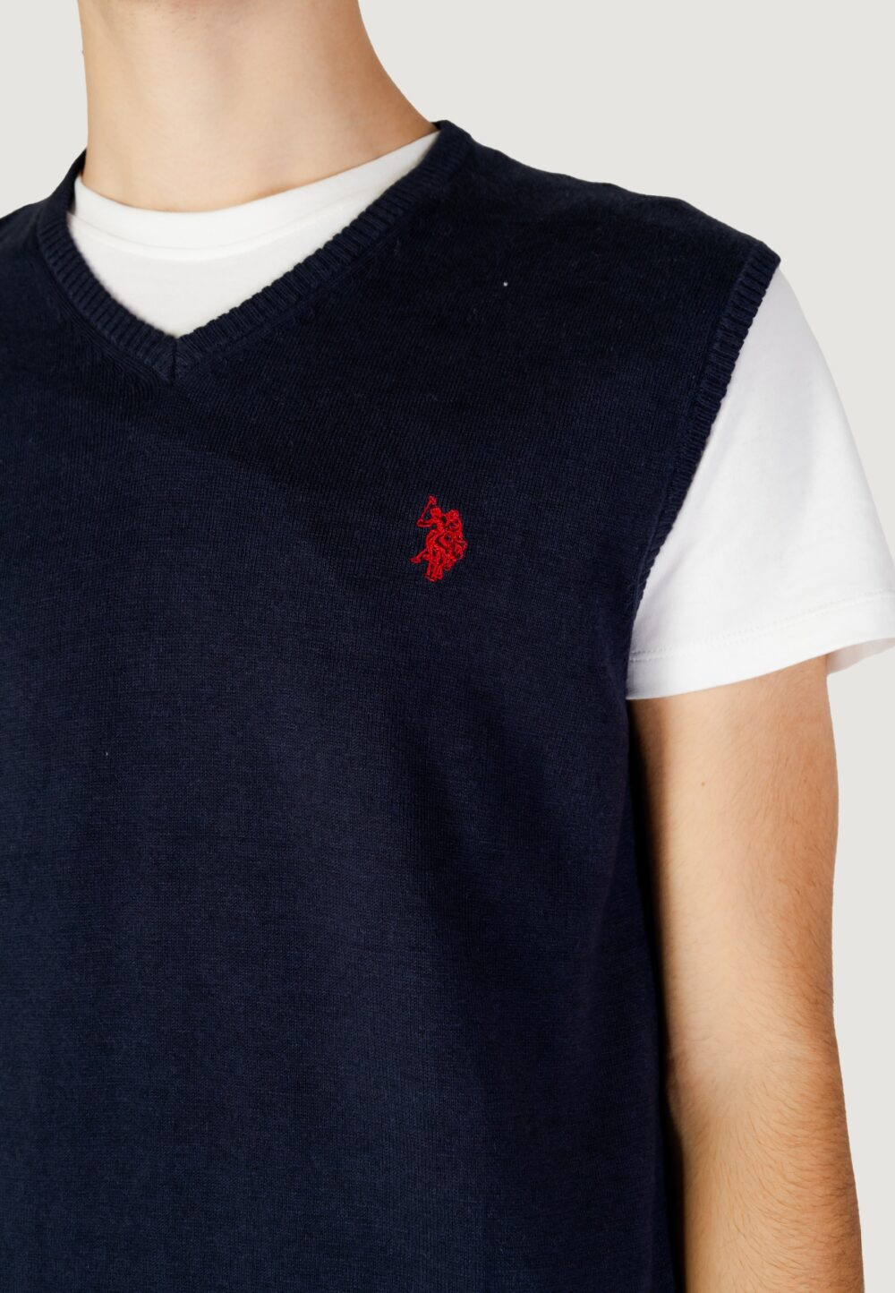 Gilet in maglia U.S. Polo Assn.  Blu - Foto 5