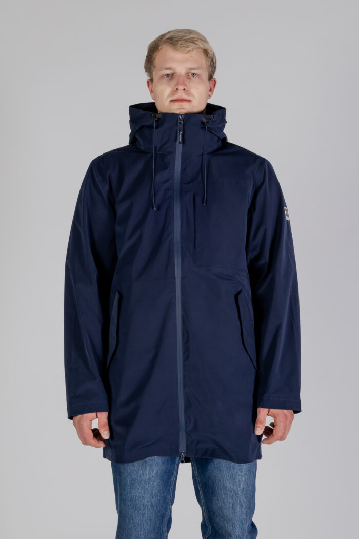 Parka Aquascutum HYDRO 3-WAY ACTIVE CLUB CHECK PARKA Blu