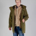 Parka Aquascutum HYDRO 3-WAY ACTIVE CLUB CHECK PARKA Verde Oliva - Foto 2