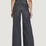 Jeans bootcut Jacqueline de Yong Jdycarina Hw Wide Dnm Dgd Grigio - Foto 4