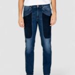 Jeans slim Jeckerson JOHN 5 TASCHE TOPPA Denim scuro - Foto 4