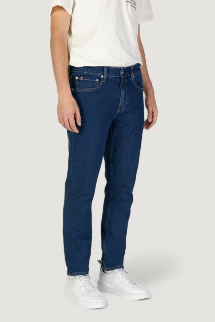 Jeans Tapered Calvin Klein TAPER Denim scuro