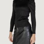 Maglia Jacqueline de Yong JDYTONSY L/S PUFF SLEEVE TOP JRS ATK Nero - Foto 2