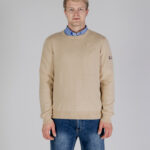 Maglione Aquascutum ACTIVE CABLE PATCH SWEATER Beige - Foto 1