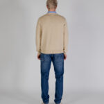 Maglione Aquascutum ACTIVE CABLE PATCH SWEATER Beige - Foto 3