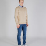 Maglione Aquascutum ACTIVE CLUB CHECK SLEEVES SWEATER Beige - Foto 2