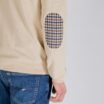 Maglione Aquascutum ACTIVE CLUB CHECK SLEEVES SWEATER Beige - Foto 4