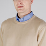 Maglione Aquascutum ACTIVE CLUB CHECK SLEEVES SWEATER Beige - Foto 5