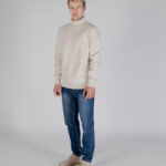 Maglione Aquascutum ACTIVE CHENILLE TURTLE NECK Beige chiaro - Foto 2