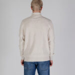 Maglione Aquascutum ACTIVE CHENILLE TURTLE NECK Beige chiaro - Foto 3