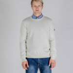 Maglione Aquascutum ACTIVE CABLE PATCH SWEATER Bianco - Foto 1