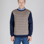 Maglione Aquascutum ACTIVE CHECK  SWEATER Blu - Foto 1