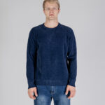 Maglione Aquascutum ACTIVE CHENILLE CREWNECK Blu - Foto 1