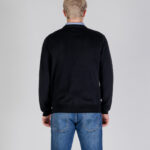 Maglione Aquascutum ACTIVE CABLE PATCH SWEATER Nero - Foto 2