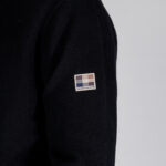 Maglione Aquascutum ACTIVE CABLE PATCH SWEATER Nero - Foto 3