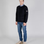 Maglione Aquascutum ACTIVE CABLE PATCH SWEATER Nero - Foto 4