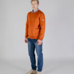 Maglione Aquascutum ACTIVE CABLE PATCH SWEATER Ruggine - Foto 2