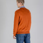 Maglione Aquascutum ACTIVE CABLE PATCH SWEATER Ruggine - Foto 3